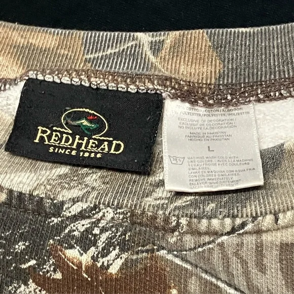 Vintage large long sleeve camo T - Picture 4 of 8